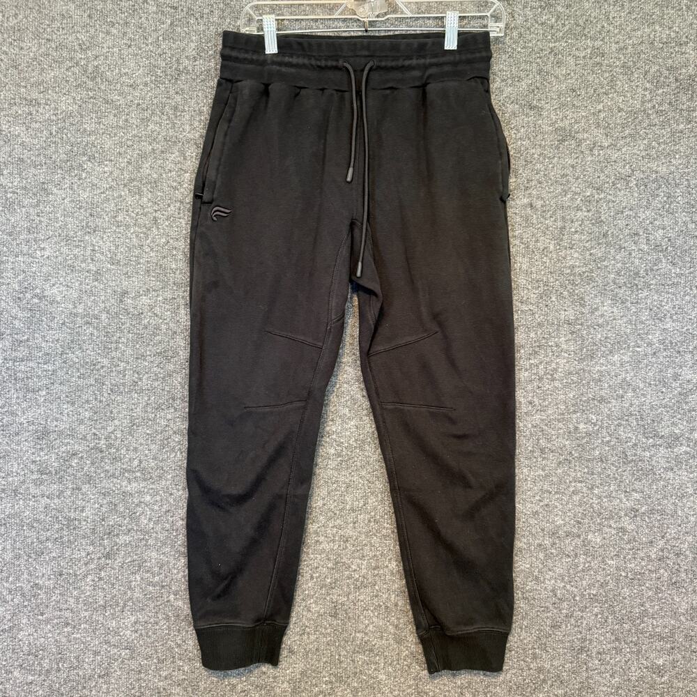 Fabletics Pants Mens Small Black Joggers Sweatpants Drawstring Gym Athleisure